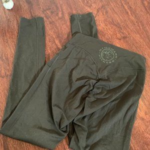 gymshark Legacy Regular Leggings Sz M Deep Olive Green